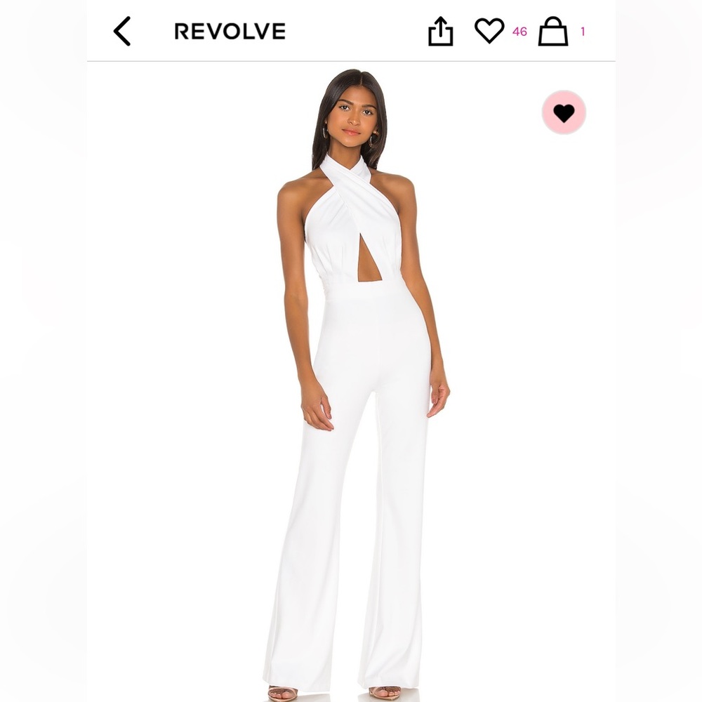 Amanda uprichard zahara white jumpsuit